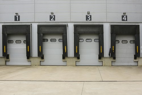 Exterior view of loading dock